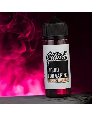 A Liquid for Vaping By Coilturd - Peach Tea Lemonade 100ml + 2 Nicokits Gratis