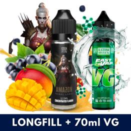 Aroma Amazon 12.5ml (Longfill) Tribal Force + VG FAST 70ML