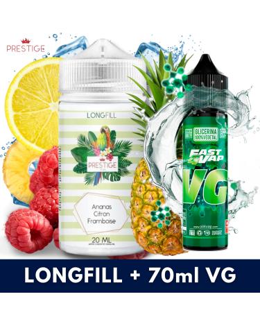 Aroma Ananas Citron Framboise 20ml (Longfill) - Prestige + VG FAST 70ML