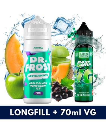 Aroma Apple Black Honeydew Ice 24ml/120 (Longfill) Dr Frost + VG FAST 70ML