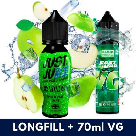 Aroma Apple Pear Ice Just Juice 20ml (Longfill) + VG FAST 70ML