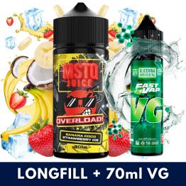 Aroma Banana Coco Strawberry 30ml/120 (Longfill) MSTQ + VG FAST 70ML