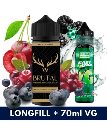 Aroma Blackberry Blueberry Cherry 24ml/120 (Longfill) Blackout + VG FAST 70ML