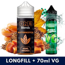 Aroma Blends Butterscotch 40ml/120 (Longfill) OhF! + VG FAST 70ML