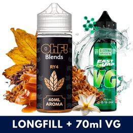 Aroma Blends RY4 40ml/120 (Longfill) OhF! + VG FAST 70ML