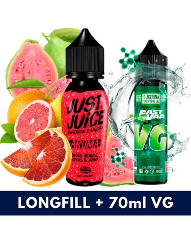 Aroma Blood Orange Citrus Guava Just Juice 20ml (Longfill) + VG FAST 70ML