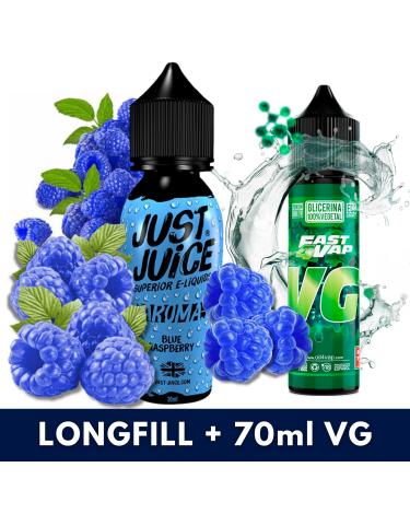 Aroma Blue Raspberry Just Juice 20ml (Longfill) + VG FAST 70ML