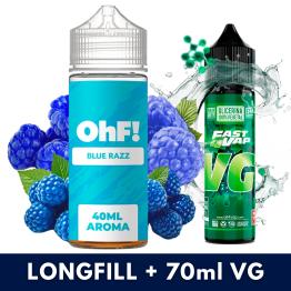 Aroma Blue Razz 40ml/120 (Longfill) OhF! + VG FAST 70ML