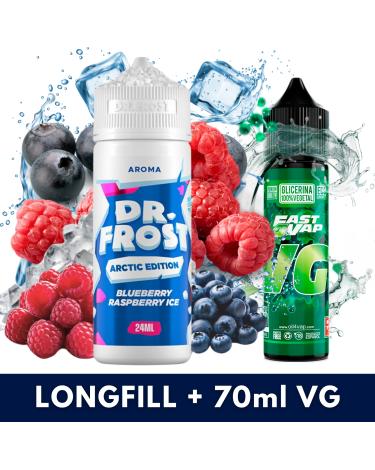 Aroma Blueberry Raspberry Ice 24ml/120 (Longfill) Dr Frost + VG FAST 70ML