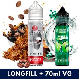 Aroma Bogota 10ml (Longfill) 3 Baccos + VG FAST 70ML