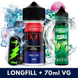 Aroma Bull Ice 30ml/120 (Longfill) Magnum Vape + VG FAST 70ML