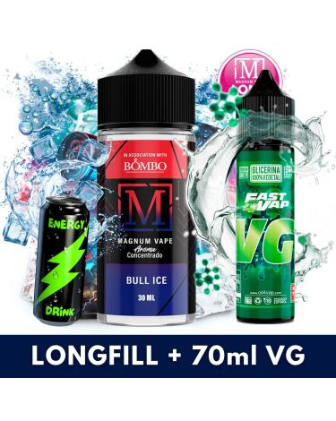 Aroma Bull Ice 30ml/120 (Longfill) Magnum Vape + VG FAST 70ML