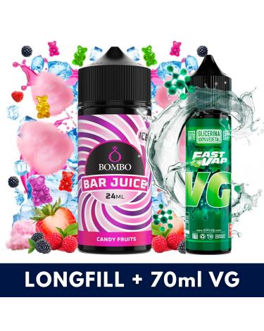 Aroma Candy Fruits Ice 24ml (Longfill) - Bombo Bar Juice + VG FAST 70ML