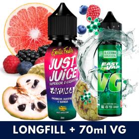 Aroma Cherimoya Grapefruit and Berries Just Juice 20ml (Longfill) + VG FAST 70ML