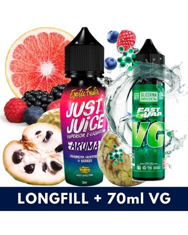 Aroma Cherimoya Grapefruit and Berries Just Juice 20ml (Longfill) + VG FAST 70ML