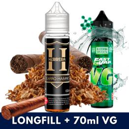 Aroma Cigarro Habano 30ml (Longfill) Herrera + VG FAST 70ML