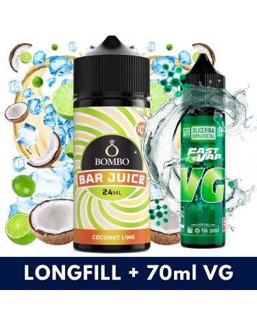 Aroma Coconut Lime Ice 24ml (Longfill) - Bombo Bar Juice + VG FAST 70ML