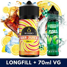 Aroma Cola Lemon Ice 24ml (Longfill) - Bombo Bar Juice + VG FAST 70ML