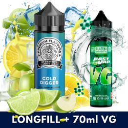 Aroma Cold Digger 10ml (Longfill) Dexter's Juice + VG FAST 70ML