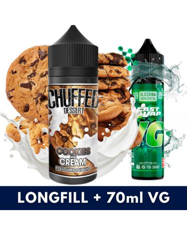 Aroma Cookies and Cream 24ml (Longfill) - Chuffed + VG FAST 70ML