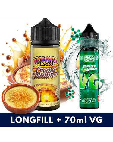 Aroma Crema Catalana 30ml/120 (Longfill) Vapemoniadas + VG FAST 70ML