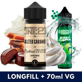 Aroma District One 21 Salted Caramel 30ml (Longfill) Five Pawns + VG FAST 70ML