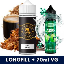 Aroma Don Cristo Coffee 20ml (Longfill) + VG FAST 70ML