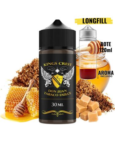 Aroma Don Juan Tabaco Dulce 30ml (Longfill) - Kings Crest