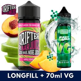 Aroma Drifter Bar Apple Peach 24ml (Longfill) + VG FAST 70ML