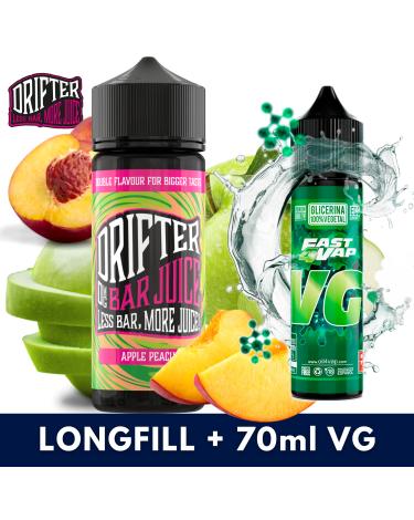 Aroma Drifter Bar Apple Peach 24ml (Longfill) + VG FAST 70ML