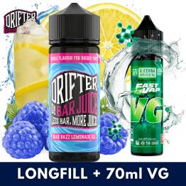 Aroma Drifter Bar Blue Razz Lemonade Ice 24ml (Longfill) + VG FAST 70ML