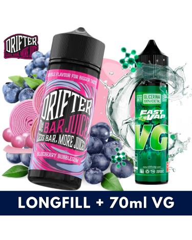 Aroma Drifter Bar Blueberry Bubblegum 24ml (Longfill) + VG FAST 70ML