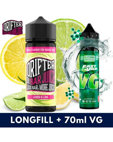 Aroma Drifter Bar Lemon Lime 24ml (Longfill) + VG FAST 70ML