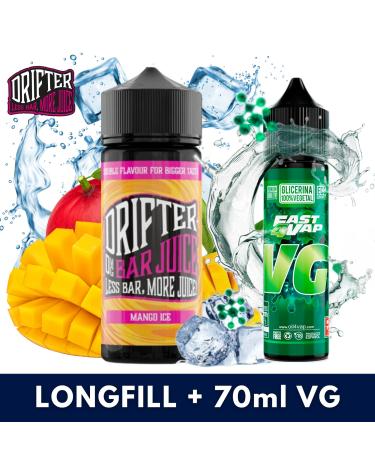 Aroma Drifter Bar Mango Ice 24ml (Longfill) + VG FAST 70ML