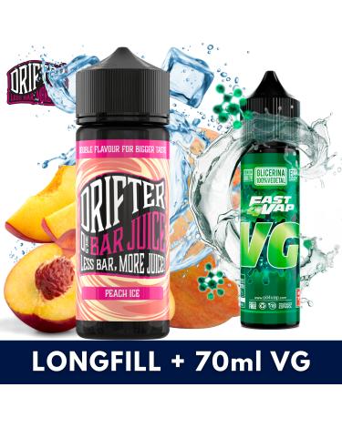 Aroma Drifter Bar Peach Ice 24ml (Longfill) + VG FAST 70ML