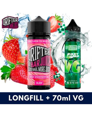 Aroma Drifter Bar Strawberry Ice 24ml (Longfill) + VG FAST 70ML