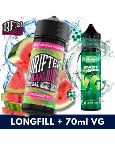 Aroma Drifter Bar Watermelon Ice 24ml (Longfill) + VG FAST 70ML