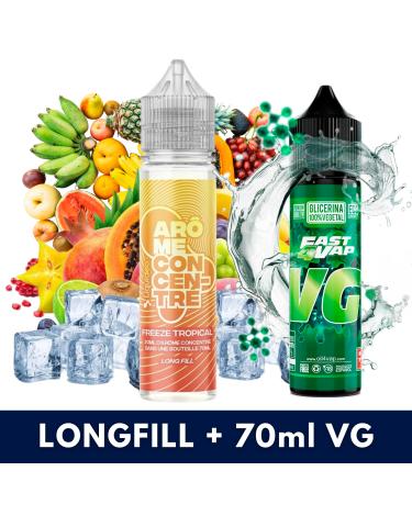 Aroma Freeze Tropical 20ml/70 (Longfill) Liquideo + VG FAST 70ML