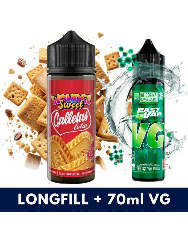 Aroma Galleta 30ml/120 (Longfill) Vapemoniadas + VG FAST 70ML