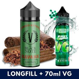 Aroma Havana 10ml (Longfill) V by Black Note + VG FAST 70ML