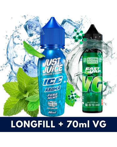 Aroma Ice Pure Mint Just Juice 20ml (Longfill) + VG FAST 70ML