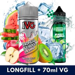 Aroma IVG Tropical Ice Blast 24ml (Longfill) + VG FAST 70ML