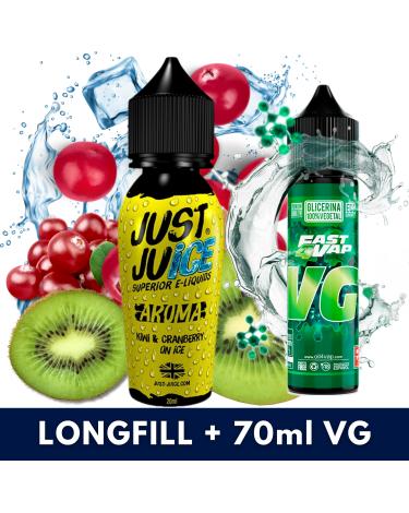 Aroma Kiwi Cranberry Ice Just Juice 20ml (Longfill) + VG FAST 70ML