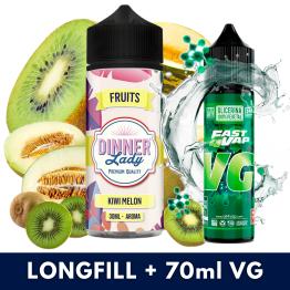 Aroma Kiwi Melon 30ml (Longfill) Dinner Lady + VG FAST 70ML