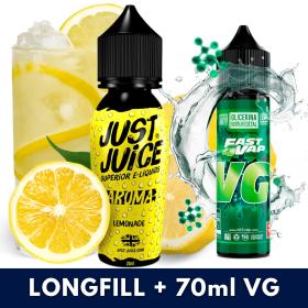 Aroma Lemonade Just Juice 20ml (Longfill) + VG FAST 70ML