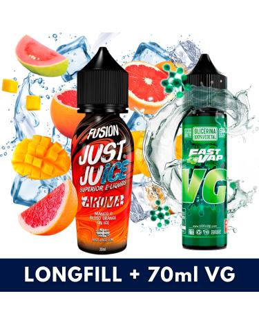 Aroma Mango and Blood Orange Ice Just Juice 20ml (Longfill) + VG FAST 70ML