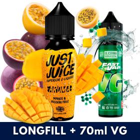 Aroma Mango and Passion Fruit Just Juice 20ml (Longfill) + VG FAST 70ML