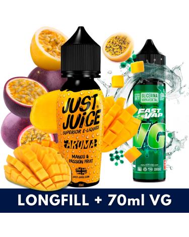 Aroma Mango and Passion Fruit Just Juice 20ml (Longfill) + VG FAST 70ML