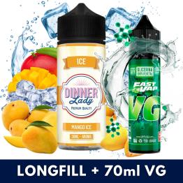 Aroma Mango Ice 30ml (Longfill) Dinner Lady + VG FAST 70ML