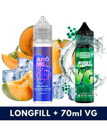 Aroma Melon Ice 20ml/70 (Longfill) Liquideo + VG FAST 70ML